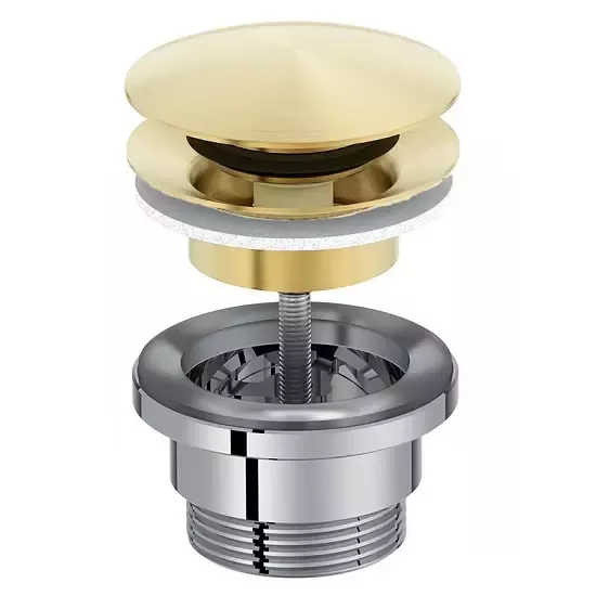 Bonde de vidage clic-clac Or beige - JACOB DELAFON R�f. E30536-BGG