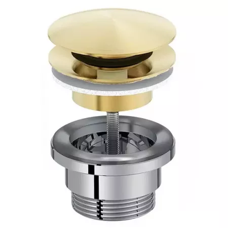 Bonde de vidage clic-clac Or beige - JACOB DELAFON R&eacute;f. E30536-BGG