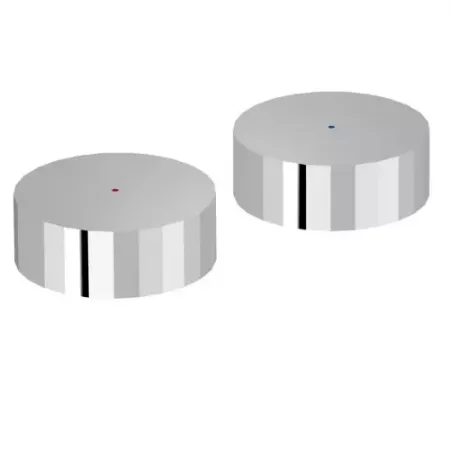 Paire de poign&eacute;es pour m&eacute;langeur lavabo Grands Boulevards Chrom&eacute; - JACOB DELAFON R&eacute;f. E25390-CP