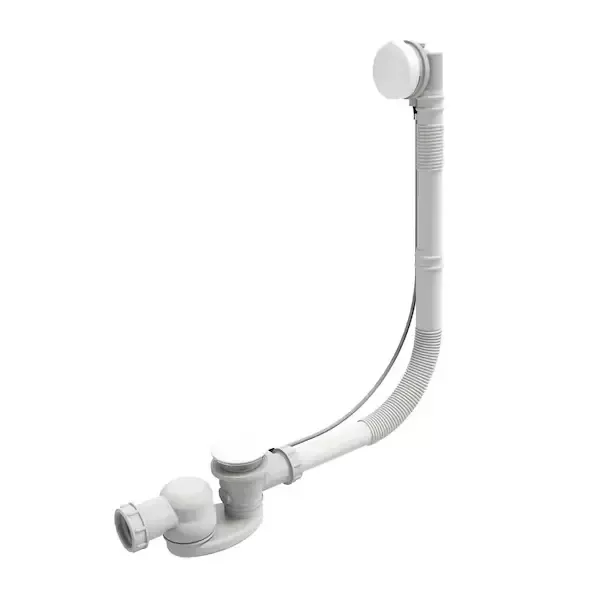 Vidage complet blanc mat extra-plat pour baignoire - JACOB DELAFON R�f. E6D172-WPM