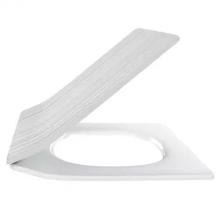 Abattant complet blanc mat extraplat Grands Boulevards &agrave; descente progressive - Jacob Delafon R&eacute;f. E23433-00-WMT (SUIVI)