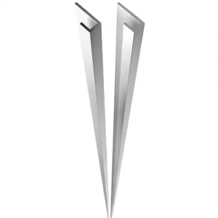 Kit de 2 profil&eacute;s de fin PanoStyle red&eacute;coupable Chrome - Jacob Delafon R&eacute;f. E66020-GA