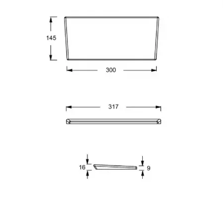 Coussin en gel Gris - Jacob Delafon R&eacute;f. E6D061-MN
