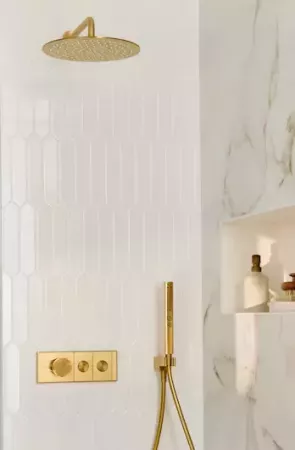 Douche de t&ecirc;te M&eacute;tro &Oslash;300mm Laiton bross&eacute; - JACOB DELAFON R&eacute;f. E35072-2MB