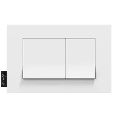 Plaque de commande Blanc brillant - JACOB DELAFON R&eacute;f. E20858-00