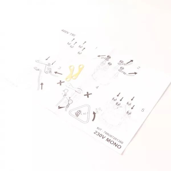 SACHET 2 BARRETTES + NOTICE - ATLANTIC / SAUTER / THERMOR REF. 023443