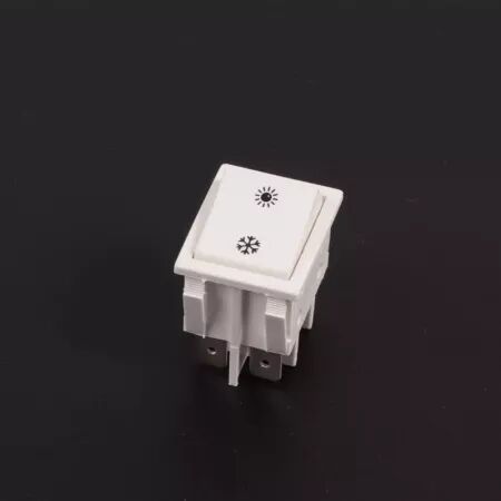 INTERRUPTEUR BLANC 6 BORNES - ATLANTIC / SAUTER / THERMOR REF. 026299