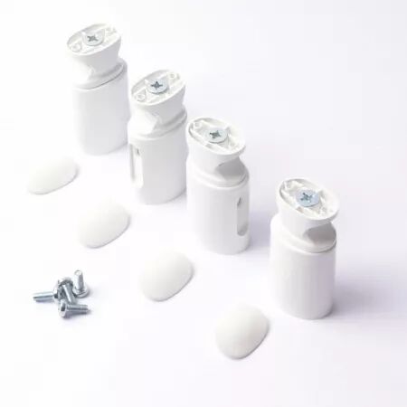 KIT FIXATIONS COURT BLC SATIN - ATLANTIC / SAUTER / THERMOR REF. 098775