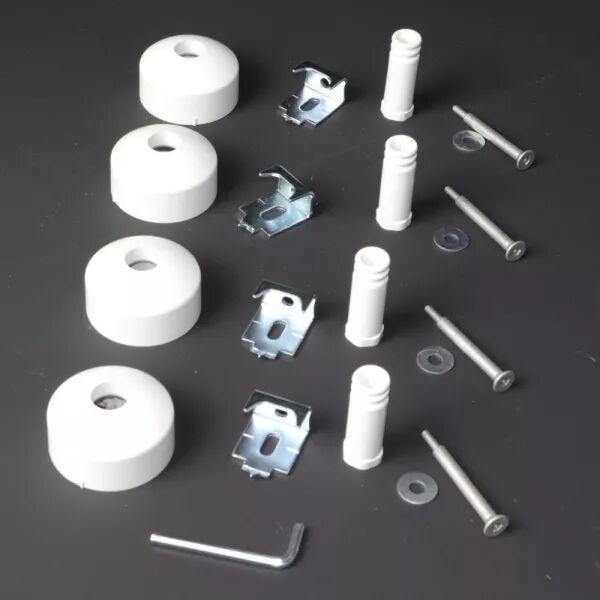 KIT SUPPORT MURAL COURT BLANC - ATLANTIC / SAUTER / THERMOR REF. 098895