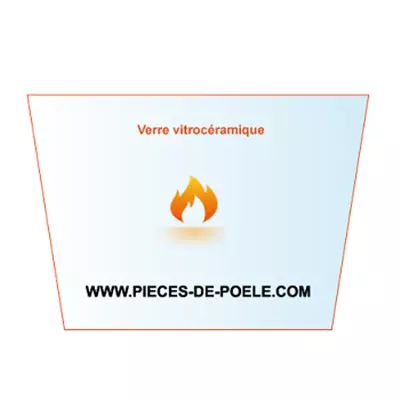 Verre vitroc�ramique - EXTRAFLAME R�f. 002276402