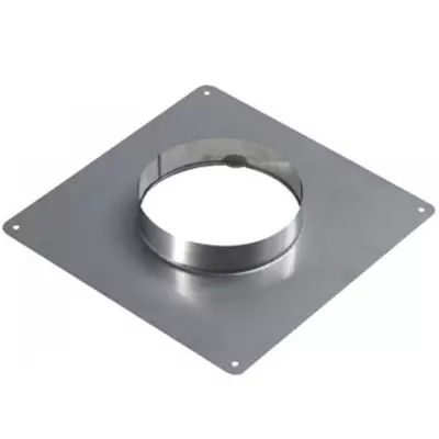 Plaque d'�tanch�it� inox carr�e 350x350mm � int�rieur 110 / ext�rieur 116mm - TEN R�f. 096110