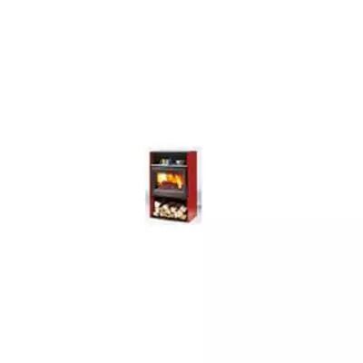 Vue �clat�e - Po�le � bois CHICAGO 06 D - SUPRA R�f. 110309