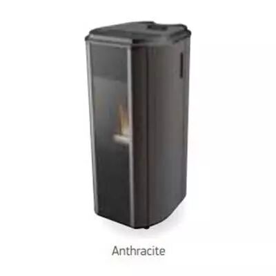 Vue �clat�e - Po�le � granul�s MAEL PLUS E-CONTROL ANTHRACITE Ref. 112163
