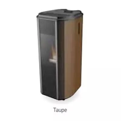 Vue &eacute;clat&eacute;e - Po&ecirc;le &agrave; granul&eacute;s MAEL PLUS E-CONTROL TAUPE Ref. 112164