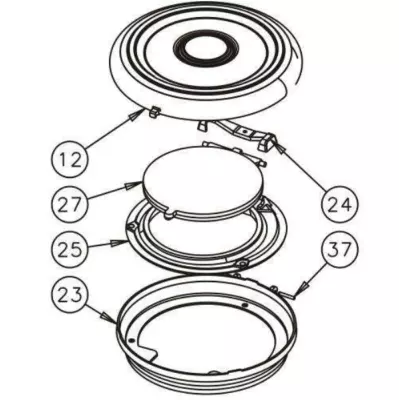 TAMPON TRAPPE CHARGEMENT 3721 / 3731 - GODIN R�f. 21440373100
