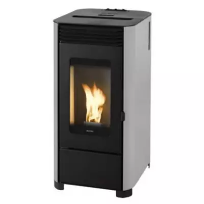 Vue �clat�e - Po�le � granul�s L�on 7 Access Gris - SUPRA R�f. 117326
