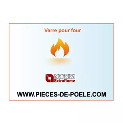 Vitre de four 220x430x5mm - LA NORDICA R�f. 1220901