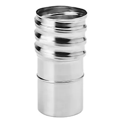 Raccord po�le-tubage inox � visser �80 m�le x 80/86mm - TEN R�f. 123801