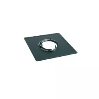 Plaque de propret� carr�e 400x400 Noir �200mm - TEN 126200