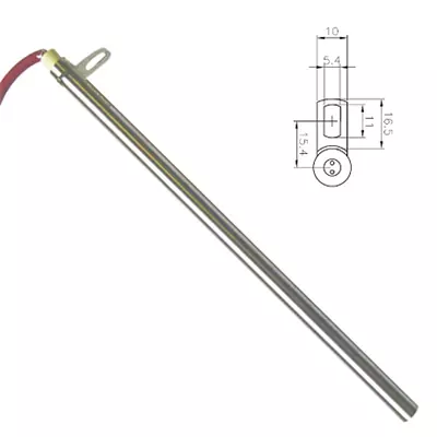 Bougie r�sistance allumage granul�s adaptable diam�tre 12.5 mm / 270mm sous bride / puissance 470 watts