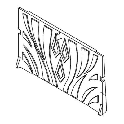 PLAQUE MOTIF - FRANCO BELGE R�f. 330014