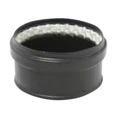 Tampon avec joint fibre �80 noir mat - TEN R�f. 340109