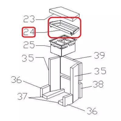 Support en m�tal pour d�flecteur Ottawa - SUPRA R�f. 34050 
