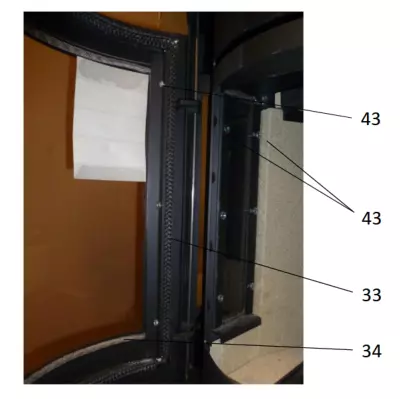 Joint de vitre creux - Supra r�f. 34060