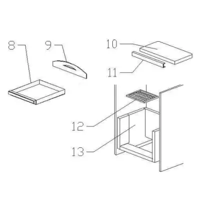 Support deflecteur - SUPRA R�f. 34092