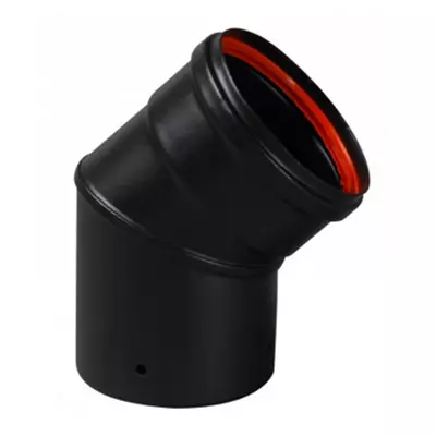 Coude BR 45� �100mm noir mat - TEN R�f. 341449