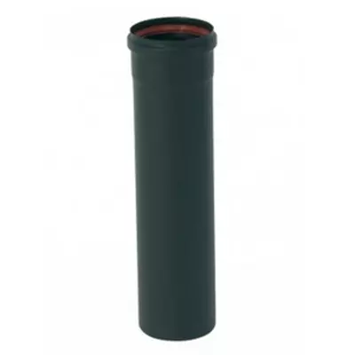 Tuyau coulissant 50cm �100mm avec bague noir mat - TEN R�f. 341489