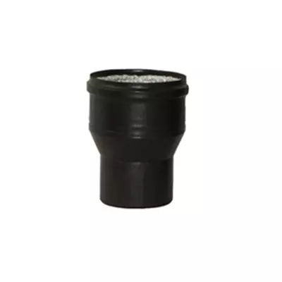 R�duction �100mm femelle x 80 m�le noir mat - TEN R�f. 341519