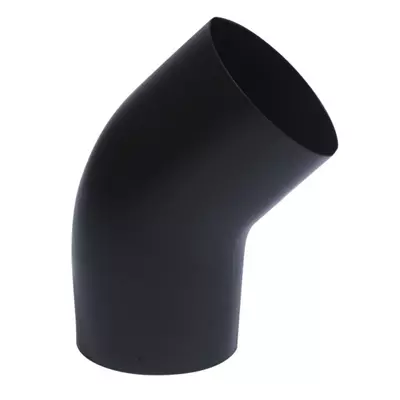 Coude lisse 45� �125 M/F noir mat - TEN R�f. 342444