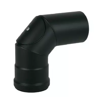 Coude EQ 90� � trappe de visite �153 M/F noir mat - TEN R�f. 342496
