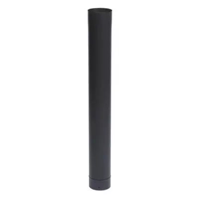 Tuyau �153 M/F 100cm (94cm utile) �maill� noir mat - TEN 344016