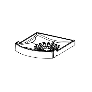 Sole grille fonte Still / Lucie - SUPRA Réf. 36385 (SUIVI)