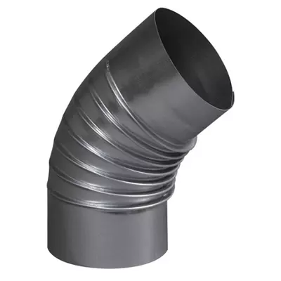 Coude pliss� 45� alumini� �125mm - TEN R�f. 374125