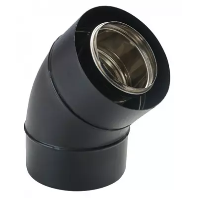 Coude � 45� concentrique �tanche �80/125mm BIOTEN - TEN R�f. 470580