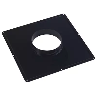 Plaque de connexion noir chemin�e/concentrique 80/125mm - TEN R�f. 473380-ten