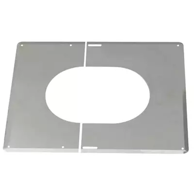 Plaque de finition inox 30� � 45� �80/130 DUOTEN - TEN R�f. 482313
