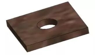 D�flecteur en vermiculite 188X180X20 mm - MCZ (Cadel-FreePoint-Red) R�f. 4D11513001