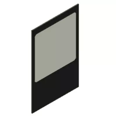 Verre vitroc�ramique 442,5x288mm - MCZ (Cadel-FreePoint-Red) R�f. 4D17013022