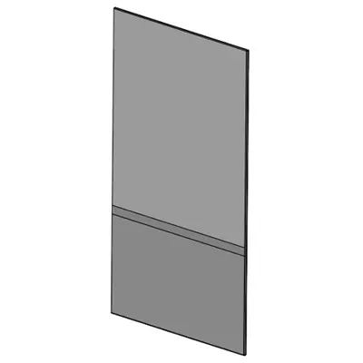 Verre vitroc�ramique 435x268mm - MCZ (Cadel-FreePoint-Red) R�f. 4D1701700261