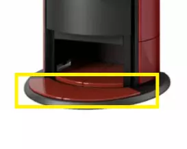 Paire de c�ramique rouge plaque de sol avant pour Hark 17NHGTE