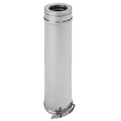 Conduit isolé inox Ø80/130mm double paroi DUOTEN réglable de 360 à 530mm - TEN Réf. 590088