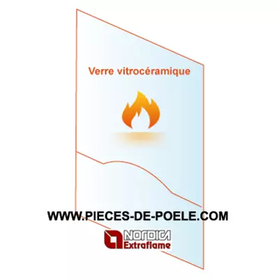 Verre rectangle avec orifice 385x432mm - LA NORDICA R�f. 7023302
