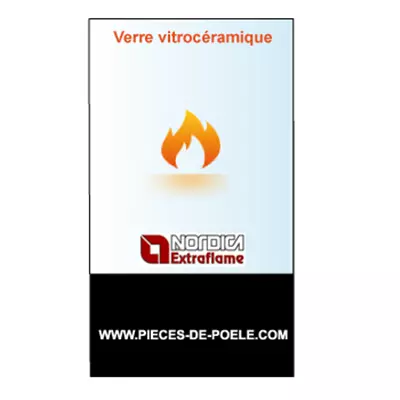 Verre vitroc�ramique s�rigraphi� 293x458mm - LA NORDICA R�f. 7025412