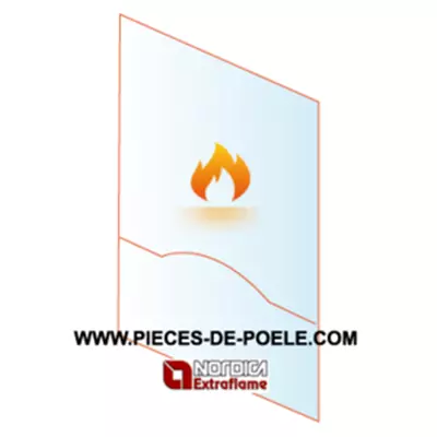 Vitre de four 285x432mm - LA NORDICA R�f. 7025801