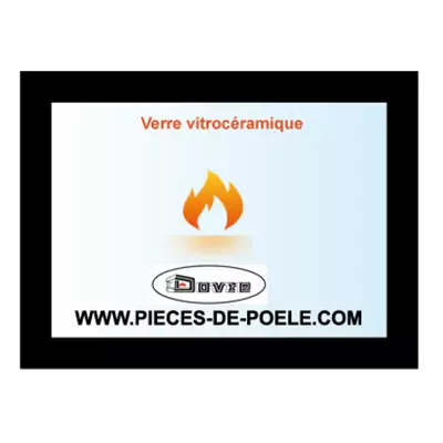 Verre vitrocéramique sérigraphié 600mm 2176/2576 - DOVRE Réf. 70.26341.000 (SUIVI)