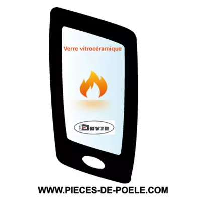 Verre vitroc�ramique s�rigraphi� - DOVRE R�f. 70.26358.000